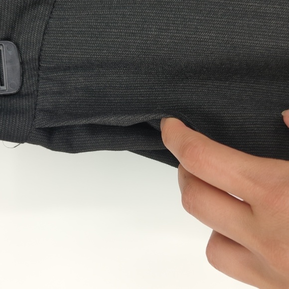 Banana Republic Pinstripe Wide Leg Pant Gray 00P Business casual Work office - Picture 6 of 10